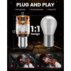 image:imageLASFIT CANBUS 3157 LED Bulb Red3057 4157 LED With Builtin Resistor for Brake Light Bulbs with Fan3156 Anti Hyper Flash Error Free for 20072013 Silverado 1500Tail Lights Stop Lights Pack of 2Amber