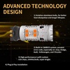image:imageLASFIT CANBUS 3157 LED Bulb Red3057 4157 LED With Builtin Resistor for Brake Light Bulbs with Fan3156 Anti Hyper Flash Error Free for 20072013 Silverado 1500Tail Lights Stop Lights Pack of 2Amber