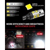 image:imageLASFIT CANBUS 3157 LED Bulb Red3057 4157 LED With Builtin Resistor for Brake Light Bulbs with Fan3156 Anti Hyper Flash Error Free for 20072013 Silverado 1500Tail Lights Stop Lights Pack of 2White