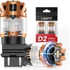 image:imageLASFIT CANBUS 3157 LED Bulb Red3057 4157 LED With Builtin Resistor for Brake Light Bulbs with Fan3156 Anti Hyper Flash Error Free for 20072013 Silverado 1500Tail Lights Stop Lights Pack of 2Amber