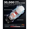 image:imageLASFIT CANBUS 3157 LED Bulb Red3057 4157 LED With Builtin Resistor for Brake Light Bulbs with Fan3156 Anti Hyper Flash Error Free for 20072013 Silverado 1500Tail Lights Stop Lights Pack of 2Amber