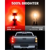 image:imageLASFIT CANBUS 3157 LED Bulb Red3057 4157 LED With Builtin Resistor for Brake Light Bulbs with Fan3156 Anti Hyper Flash Error Free for 20072013 Silverado 1500Tail Lights Stop Lights Pack of 2Red