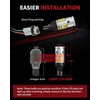 image:imageLASFIT CANBUS 3157 LED Bulb Red3057 4157 LED With Builtin Resistor for Brake Light Bulbs with Fan3156 Anti Hyper Flash Error Free for 20072013 Silverado 1500Tail Lights Stop Lights Pack of 2White