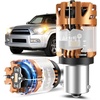 image:imageLASFIT CANBUS 3157 LED Bulb Red3057 4157 LED With Builtin Resistor for Brake Light Bulbs with Fan3156 Anti Hyper Flash Error Free for 20072013 Silverado 1500Tail Lights Stop Lights Pack of 2Amber