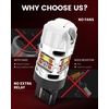 image:imageLASFIT CANBUS 3157 LED Bulb Red3057 4157 LED With Builtin Resistor for Brake Light Bulbs with Fan3156 Anti Hyper Flash Error Free for 20072013 Silverado 1500Tail Lights Stop Lights Pack of 2SwitchbackAmberWhite 