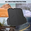 image:imageLASFIT Cargo Mat for Audi Q5SQ5 20092017 Custom Fit AllWeather TPE Trunk Mat for Audi Accessories Waterproof Easy to Clean Black220112018For VW JettaCargo Mat
