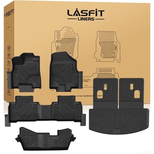 image:imageLASFIT Cargo Mat for Audi Q5SQ5 20092017 Custom Fit AllWeather TPE Trunk Mat for Audi Accessories Waterproof Easy to Clean Black1020142020For Acura MdxFull Sets