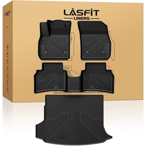 image:imageLASFIT Cargo Mat for Audi Q5SQ5 20092017 Custom Fit AllWeather TPE Trunk Mat for Audi Accessories Waterproof Easy to Clean Black120212026For Buick EnvisionFloor  Cargo
