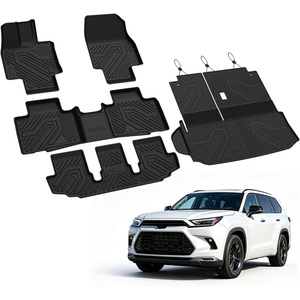 image:imageLASFIT Cargo Mat for Audi Q5SQ5 20092017 Custom Fit AllWeather TPE Trunk Mat for Audi Accessories Waterproof Easy to Clean Black20202026For Toyota HiglanderFull Sets