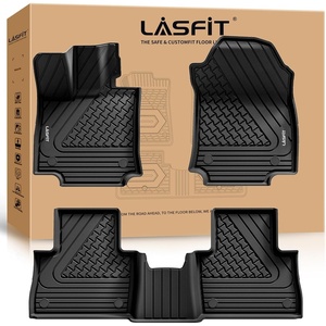 image:imageLASFIT Cargo Mat for Audi Q5SQ5 20092017 Custom Fit AllWeather TPE Trunk Mat for Audi Accessories Waterproof Easy to Clean Black20222025For Lexus NXFloor Mats