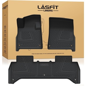 image:imageLASFIT Cargo Mat for Audi Q5SQ5 20092017 Custom Fit AllWeather TPE Trunk Mat for Audi Accessories Waterproof Easy to Clean Black20252026For Rivian R1TFloor Mats