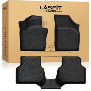 image:imageLASFIT Cargo Mat for Audi Q5SQ5 20092017 Custom Fit AllWeather TPE Trunk Mat for Audi Accessories Waterproof Easy to Clean Black220112018For VW JettaFloor Mats