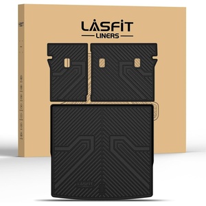 image:imageLASFIT Cargo Mat for Audi Q5SQ5 20092017 Custom Fit AllWeather TPE Trunk Mat for Audi Accessories Waterproof Easy to Clean Black220252026For VW TiguanBackrest  Trunk