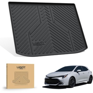 image:imageLASFIT Cargo Mat for Audi Q5SQ5 20092017 Custom Fit AllWeather TPE Trunk Mat for Audi Accessories Waterproof Easy to Clean Black820192026For Toyota Corolla HacthbackCargo Mat