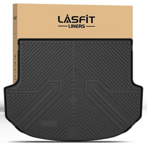 image:imageLASFIT Floor Mats amp Cargo Liner for Mazda 3 Hatchback 20192026 Not Fit Sedan All Weather TPE Custom Fit Automotive Front amp Rear 2 Row Car Liners and Trunk Mat Full Set Accessories Black2For Hyundai Santa Fe Sport  20132018  Cargo
