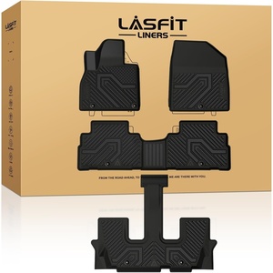 image:imageLASFIT Floor Mats amp Cargo Liner for Mazda 3 Hatchback 20192026 Not Fit Sedan All Weather TPE Custom Fit Automotive Front amp Rear 2 Row Car Liners and Trunk Mat Full Set Accessories Black3For Kia Telluride  20202025