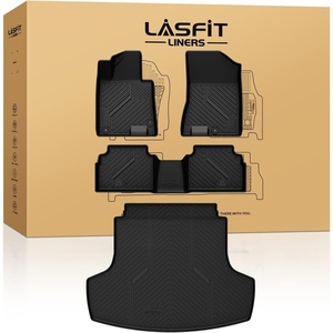 image:imageLASFIT Floor Mats amp Cargo Liner for Mazda 3 Hatchback 20192026 Not Fit Sedan All Weather TPE Custom Fit Automotive Front amp Rear 2 Row Car Liners and Trunk Mat Full Set Accessories Black2For Hyundai Sonata  Kia K5  20202026  FWD