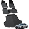 image:imageLASFIT Floor Mats amp Cargo Liner for 20202026 Volvo XC90 NonPHEV 6 Seats Only Custom Fit All Weather TPE Floor Liners Refined Interior Protection 1st 2nd 3rd Row Mats Trunk Mat amp Backrest Mats20192025For Lexus ESFloorCargo Mats