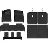 image:imageLASFIT Floor Mats amp Cargo Liner for 20202026 Volvo XC90 NonPHEV 6 Seats Only Custom Fit All Weather TPE Floor Liners Refined Interior Protection 1st 2nd 3rd Row Mats Trunk Mat amp Backrest Mats2025For Rivian R1SFloorBackrestCargo Mats
