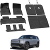 image:imageLASFIT Floor Mats amp Cargo Liner for 20202026 Volvo XC90 NonPHEV 6 Seats Only Custom Fit All Weather TPE Floor Liners Refined Interior Protection 1st 2nd 3rd Row Mats Trunk Mat amp Backrest Mats2025For Rivian R1SFloorBackrestCargo Mats