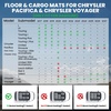 image:imageLASFIT Floor Mats amp Cargo Liner for 20202026 Volvo XC90 T8 PHEV 6 Seats Only Custom Fit All Weather TPE Floor Liners Refined Interior Protection 1st 2nd 3rd Row Mats Trunk Mat amp Backrest Mats20172027  For Chrysler Pacifica  Full Set