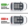 image:imageLASFIT Floor Mats amp Trunk Mat amp Backrest Mat for Toyota RAV4 2026 Hybrid Not Fit Plugin Hybrid Fit for Cargo with Subwoofer RAV 4 All Weather TPE Custom Fit Automotive Car Liner Accessories Black420212026Sienna 8 seatsFull Set Mats