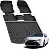 image:imageLASFIT Floor Mats amp Trunk Mat amp Backrest Mat for Toyota RAV4 2026 Hybrid Not Fit Plugin Hybrid Fit for Cargo with Subwoofer RAV 4 All Weather TPE Custom Fit Automotive Car Liner Accessories Black1220192026Corolla HatchbackFull Set Mats