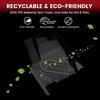 image:imageLASFIT Floor Mats amp Trunk Mat amp Backrest Mat for Toyota RAV4 2026 Hybrid Not Fit Plugin Hybrid Fit for Cargo with Subwoofer RAV 4 All Weather TPE Custom Fit Automotive Car Liner Accessories Black920242026Land CruiserFull Set Mats