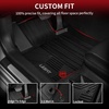 image:imageLASFIT Floor Mats amp Trunk Mat amp Backrest Mat for Toyota RAV4 2026 Hybrid Not Fit Plugin Hybrid Fit for Cargo with Subwoofer RAV 4 All Weather TPE Custom Fit Automotive Car Liner Accessories Black220182024Camry Gas FWDFull Set Mats