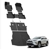 image:imageLASFIT Floor Mats amp Trunk Mat amp Backrest Mat for Toyota RAV4 2026 Hybrid Not Fit Plugin Hybrid Fit for Cargo with Subwoofer RAV 4 All Weather TPE Custom Fit Automotive Car Liner Accessories Black320192025RAV4 GasFull Set Mats