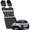 image:imageLASFIT Floor Mats amp Trunk Mat amp Backrest Mat for Toyota RAV4 2026 Hybrid Not Fit Plugin Hybrid Fit for Cargo with Subwoofer RAV 4 All Weather TPE Custom Fit Automotive Car Liner Accessories Black1320222026Corolla Cross HybridFull Set Mats
