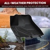 image:imageLASFIT Floor Mats amp Trunk Mat amp Backrest Mat for Toyota RAV4 2026 Hybrid Not Fit Plugin Hybrid Fit for Cargo with Subwoofer RAV 4 All Weather TPE Custom Fit Automotive Car Liner Accessories Black420132020Sienna 7 SeatFull Set Mats