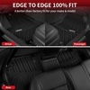 image:imageLASFIT Floor Mats amp Trunk Mat amp Backrest Mat for Toyota RAV4 2026 Hybrid Not Fit Plugin Hybrid Fit for Cargo with Subwoofer RAV 4 All Weather TPE Custom Fit Automotive Car Liner Accessories Black420152017CamryFloor Mats