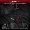 image:imageLASFIT Floor Mats amp Trunk Mat amp Backrest Mat for Toyota RAV4 2026 Hybrid Not Fit Plugin Hybrid Fit for Cargo with Subwoofer RAV 4 All Weather TPE Custom Fit Automotive Car Liner Accessories Black3201320244Runner 5SeatsFloor Mats