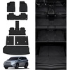 image:imageLASFIT Floor Mats amp Trunk Mat amp Backrest Mat for Toyota RAV4 2026 Hybrid Not Fit Plugin Hybrid Fit for Cargo with Subwoofer RAV 4 All Weather TPE Custom Fit Automotive Car Liner Accessories Black520142019Highlander GasFull Set Mats