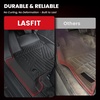 image:imageLASFIT Floor Mats amp Trunk Mat amp Backrest Mat for Toyota RAV4 2026 Hybrid Not Fit Plugin Hybrid Fit for Cargo with Subwoofer RAV 4 All Weather TPE Custom Fit Automotive Car Liner Accessories Black1202520264Runner Gas 5SeatsFull Set Mats