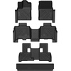 image:imageLASFIT Floor Mats amp Trunk Mat amp Backrest Mat for Toyota RAV4 2026 Hybrid Not Fit Plugin Hybrid Fit for Cargo with Subwoofer RAV 4 All Weather TPE Custom Fit Automotive Car Liner Accessories Black1020232026SequoiaFull Set Mats