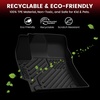 image:imageLASFIT Floor Mats amp Trunk Mat amp Backrest Mat for Toyota RAV4 2026 Hybrid Not Fit Plugin Hybrid Fit for Cargo with Subwoofer RAV 4 All Weather TPE Custom Fit Automotive Car Liner Accessories Black1220192026Corolla HatchbackFull Set Mats