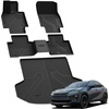 image:imageLASFIT Floor Mats amp Trunk Mat amp Backrest Mat for Toyota RAV4 2026 Hybrid Not Fit Plugin Hybrid Fit for Cargo with Subwoofer RAV 4 All Weather TPE Custom Fit Automotive Car Liner Accessories Black820252026Crown SigniaFull Set Mats