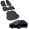 image:imageLASFIT Floor Mats amp Trunk Mat amp Backrest Mat for Toyota RAV4 2026 Hybrid Not Fit Plugin Hybrid Fit for Cargo with Subwoofer RAV 4 All Weather TPE Custom Fit Automotive Car Liner Accessories Black1120142019Corolla SedanFull Set Mats