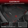 image:imageLASFIT Floor Mats amp Trunk Mat amp Backrest Mat for Toyota RAV4 2026 Hybrid Not Fit Plugin Hybrid Fit for Cargo with Subwoofer RAV 4 All Weather TPE Custom Fit Automotive Car Liner Accessories Black120162023Tacoma Auto TranFront Floor Mats