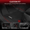 image:imageLASFIT Floor Mats amp Trunk Mat amp Backrest Mat for Toyota RAV4 2026 Hybrid Not Fit Plugin Hybrid Fit for Cargo with Subwoofer RAV 4 All Weather TPE Custom Fit Automotive Car Liner Accessories Black920202026Highlander GasFull Set Mats