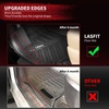image:imageLASFIT Floor Mats for Toyota Prius 20102011 All Weather TPE Custom Fit Easy Clean Durable NoCurling Floor Liners for Prius 2010 2011 Front amp Rear 2 Row Car Mats Black1120202026Highlander GasFloor Mats