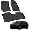 image:imageLASFIT Floor Mats for Toyota Prius 20102011 All Weather TPE Custom Fit Easy Clean Durable NoCurling Floor Liners for Prius 2010 2011 Front amp Rear 2 Row Car Mats Black920142019CorollaFloor Mats