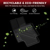 image:imageLASFIT Floor Mats for Toyota Prius 20102011 All Weather TPE Custom Fit Easy Clean Durable NoCurling Floor Liners for Prius 2010 2011 Front amp Rear 2 Row Car Mats Black620192025RAV4 HybridFloor Mats