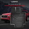 image:imageLASFIT Floor Mats for Toyota Prius 20102011 All Weather TPE Custom Fit Easy Clean Durable NoCurling Floor Liners for Prius 2010 2011 Front amp Rear 2 Row Car Mats Black1120202026Highlander GasFloor Mats