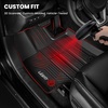 image:imageLASFIT Floor Mats for Toyota Prius 20102011 All Weather TPE Custom Fit Easy Clean Durable NoCurling Floor Liners for Prius 2010 2011 Front amp Rear 2 Row Car Mats Black620192025RAV4 GasFull Set Mats