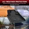 image:imageLASFIT Floor Mats for Toyota Prius 20102011 All Weather TPE Custom Fit Easy Clean Durable NoCurling Floor Liners for Prius 2010 2011 Front amp Rear 2 Row Car Mats Black220142021Tundra DoubleCabFloor Mats