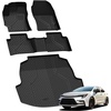 image:imageLASFIT Floor Mats for Toyota Prius 20102011 All Weather TPE Custom Fit Easy Clean Durable NoCurling Floor Liners for Prius 2010 2011 Front amp Rear 2 Row Car Mats Black920202026Corolla SedanFull Set Mats