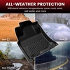 image:imageLASFIT Floor Mats for Toyota Prius 20102011 All Weather TPE Custom Fit Easy Clean Durable NoCurling Floor Liners for Prius 2010 2011 Front amp Rear 2 Row Car Mats Black3201320244Runner 5SeatsFull Set Mats